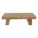 Foreside Home & Garden Footed Stool Mango Wood Riser - 13.5 x 4.5 x 4"H