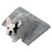 Litake Waterproof Dog Blanket for Bed Couch Sofa Soft Warm Fluffy Faux Fur Fleece Puppy Blankets for Small Dog Cats Machine Washable Pet Blanket for Furniture Light Grey 31 Ã—39