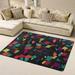 DouZhe Abstract 3D Cube Pattern Area Rugs Non-Slip Machine Washable Floor Mat Geometry Style Carpet Doormat 63x48 inches