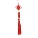 Mightlink Chinese Knot Ornament Handmade Propitious Lucky Anti-fade Reusable Amulet Red New Year Home Decor Lantern Tassels Knot for Car