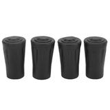 Trekking Pole Tip Protectors Trekking Pole Tips Replacement Adds Grip Rubber For Hiking Poles With 12mm Hole Diameter