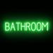 SpellBrite Neon-LED BATHROOM Sign With Dimming Capability. LED Bathroom Signs for Businesses Restaurants and More 33 inches Green