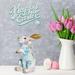 Hxroolrp Easter Decoration Desktop Ornament Bunny Figurine Rabbit Ornament Creative Gift Crafts For Living Room