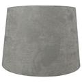 Urbanest French Drum Suede Lamp Shade 12x14x10 Silver