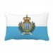 San Marino National Flag Europe Country Throw Pillow Lumbar Insert Cushion Cover Home Decoration