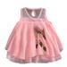 Wozhidaoke dresses Solid Tulle Sleeveless Baby Girls Toddler Flowers Party Girls Outfits&Set skirts for women princess dress up clothes for little girls