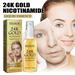 Mightlink 50ml Facial Serum Anti-Aging Moisturizing Hydrating Diminish Fine Lines Brightening Firming 24K Golden Foil Liquid Anti-Wrinkle Facial Essence Spray for Women