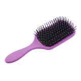 Unique Bargains 1 Pcs Paddle Hair Brush Barber Brush Tools for Men and Women Styling Comb for Curly Wavy Hair Purple