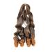 Yinguo Large Curl Wig Big Wave Braid Wig Hair Receiving Bundle Double Extensions