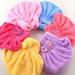 Sheet Towels Absorbent Beach Towel dry wrapped microfiber bath turban hair hat towel quickly Textile hair Bathroom Products Face Towel Set