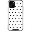 Skinit Hearts White and Black Hearts iPhone 14 Clear Case