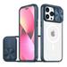 Allytech Case for iPhone 11 Pro (2019) 5.8 inch Compatible with MagSafe Wireless Charging Crystal Clear Anti-Scratch Shockproof Slide Camera Cover for Apple iPhone 11 Pro 5.8 Navyblue