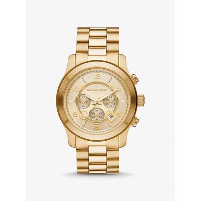 Michael Kors Oversized Runway Gold-Tone Watch Gold One Size