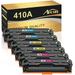 Arcon Compatible Toner for HP 410A CF411A CF412A CF413A Color LaserJet Pro MFP M452nw M477fnw M477fdw M477fdn M452dn M452dw M377dw Printers (Cyan Magenta Yellow 6-Pack)