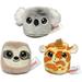 Aurora World Plush - Jungle Mallows - SET OF 3 (Giraffe Sloth & Koala)(2.5 inch)