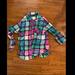 American Eagle Outfitters Tops | American Eagle Jewel Tone Flannel Shirt | Color: Blue/Pink | Size: S