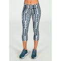 Nike Pants & Jumpsuits | Nike Dri-Fit Black Gray Geometric Stretch Capri Pants Women Size Medium | Color: Black/Gray | Size: M