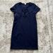 J. Crew Dresses | Jcrew- Navy Blue Dress With Tie Front | Color: Blue | Size: S