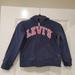 Levi's Jackets & Coats | Levi Jacket Hoodie Logo Girl 6m (5-6yrs) Fleece Lined Zip | Color: Blue/Pink | Size: 6g