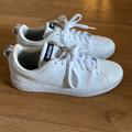 Adidas Shoes | Adidas Tennis-Shoe Style, Size: Us 7.5. White With Black Accents!!! | Color: Black/White | Size: 7.5