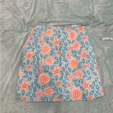 Lilly Pulitzer Skirts | Lilly Pulitzer White Tag Vintage Skirt | Color: Blue/Orange | Size: 12