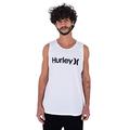 Hurley Herren Everyday One and Only Solid Tank Tshirt, weiß, L