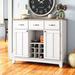 Alcott Hill® Buffet Wood in White | 36.25 H x 41.75 W x 17 D in | Wayfair ALCT5630 29071210