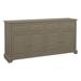 Braxton Culler Hues 70" Wide 4 Drawer Rubber Wood Sideboard Wood in Gray | 36 H x 70 W x 18 D in | Wayfair 1064-150/STONEHEARTH