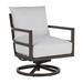 Summer Classics Santa Barbara Swivel Patio Chair | 34.25 H x 28.75 W x 36 D in | Wayfair 404831+C8996455N