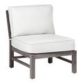 Summer Classics Club Teak Sectional Slipper Outdoor Chair Wood in Brown | 31.5 H x 26.75 W x 33.5 D in | Wayfair 284527+C641H4240W4240