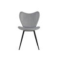 Latitude Run® Maldanado Velvet Chair Modern Kitchen Chair w/ Metal Leg, Dining Chairs Upholstered/Velvet in Gray | Wayfair