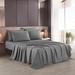 Eider & Ivory™ Kogut Microfiber Sheet Set Polyester in Gray | Full/Double | Wayfair 624E5A6877564E0E80E397FD08A70391