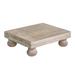 Ophelia & Co. Eckman Pedestal Wood in Brown | 3 H x 5.88 W x 4.88 D in | Wayfair 93CBD33C46CD40CC990E9B80466B7875