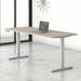 Bush Business Furniture Move 60 Series Height Adjustable Standing Desk Wood/Metal in Gray/Brown | 47.68 H x 47.59 W x 23.62 D in | Wayfair