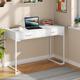 Wrought Studio™ Clausell Desk Wood/Metal in White | 29.9 H x 39.37 W x 19.7 D in | Wayfair 55DB2D7763254C82A177523525C1F0A5