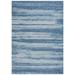 Blue/Gray 91 x 63 x 0.2 in Indoor/Outdoor Area Rug - Dovecove Courtyard 8526 Area Rug In Grey/Blue | 91 H x 63 W x 0.2 D in | Wayfair