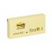 Post-it Dispenser Pop-up Notes 3 in x 3 in Canary Yellow Lined 6/Pack
