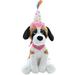 Plushland Custom Text Puppy Dog 8â€� - Adorable Birthday Gift for Kids Adults and Friends Personalized Name on Its Bandana Best Party Gift