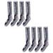 KUNyu 4 Pairs Ski Socks Thermal Soft Ankle Protector Mens Long Hose High Performance Climbing Socks for Outdoor