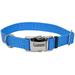 Coastal Pet Coastal Adjustable Dog Collar with Metal Buckle - Safe for Dog Tie Out - Snap-Lock Buckle - for Small - Medium or Large Dogs - Blue Lagoon - 5/8 x 10 -14
