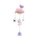 1PC Unicorn Wind Chime Portable Door Window Pendant Car Hanging Bell Ornament for Office Home Balcony Decoration (Purple