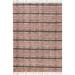 Casavani Indian Red Cotton Dhurrie Outdoor Kilim Area Rug 4 x15 feet