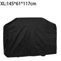 Cogfs Grill Cover Waterproof BBQ Grill Cover Durable and Convenient Barbecue Grill Covers Barbeque Grill Garden Protector Black XL