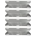 4-Pack BBQ Grill Heat Shield Plate Tent Replacement Parts for Perfect Flame 720-0522CAN - Compatible Barbeque Stainless Steel Flame Tamer Flavorizer Bar Vaporizer Bar Burner Cover 15