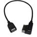 HQRP MDI MMI / USB Cable Adapter for VW Volkswagen CC / Tiguan / Golf Sportwagen MK6 / EOS 2009 2010 2011 Audio MP3 Music Interface Adapter