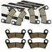 Front And Rear Brake Pad for Polaris RZR S 1000 Eps 2017/RZR S 900 Eps 2015-2017