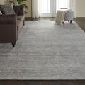 Nourison Weston Modern Solid Silver Birch 8 x 10 6 Area Rug (8 x 11 )