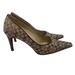 Coach Shoes | Coach Shawna Us 7.5 Mini Signature C Canvas Pointed Toe Heels Pumps Italy Brown | Color: Brown/Tan | Size: 7.5