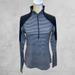 Columbia Tops | Columbia 1/2 Zip Striped Athletic Pullover | Color: Black/Gray | Size: M