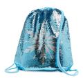 Disney Accessories | New Disney Frozen Ii 2 Flip Sequin Swim Bag Cinch Backpack Blue Anna Elsa | Color: Blue/Silver | Size: Osg